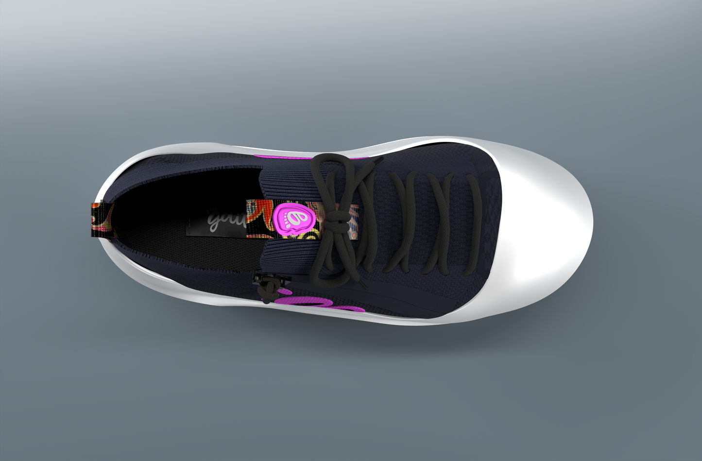 DB1 Original Trainer - Navy & Purple