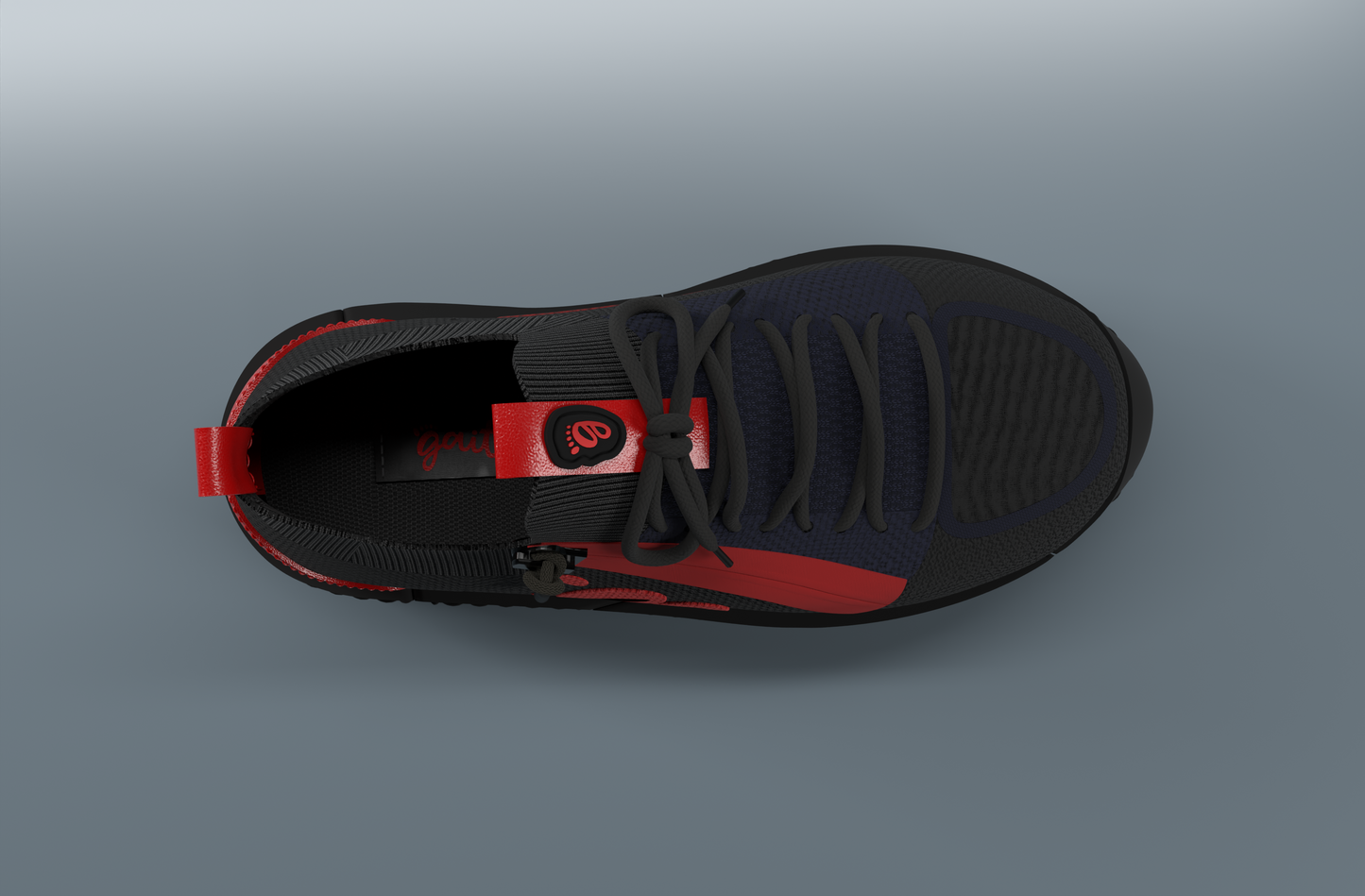 DB1 Original Trainer - Black & Red