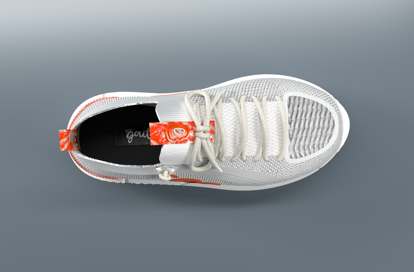 DB1 Original Trainer - White & Orange