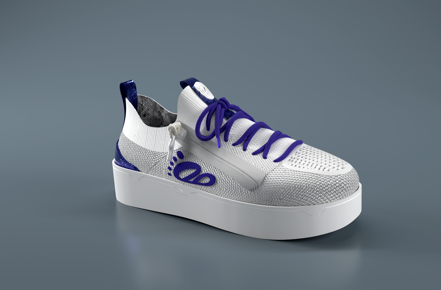 DB1 Original Trainer - White & Blue