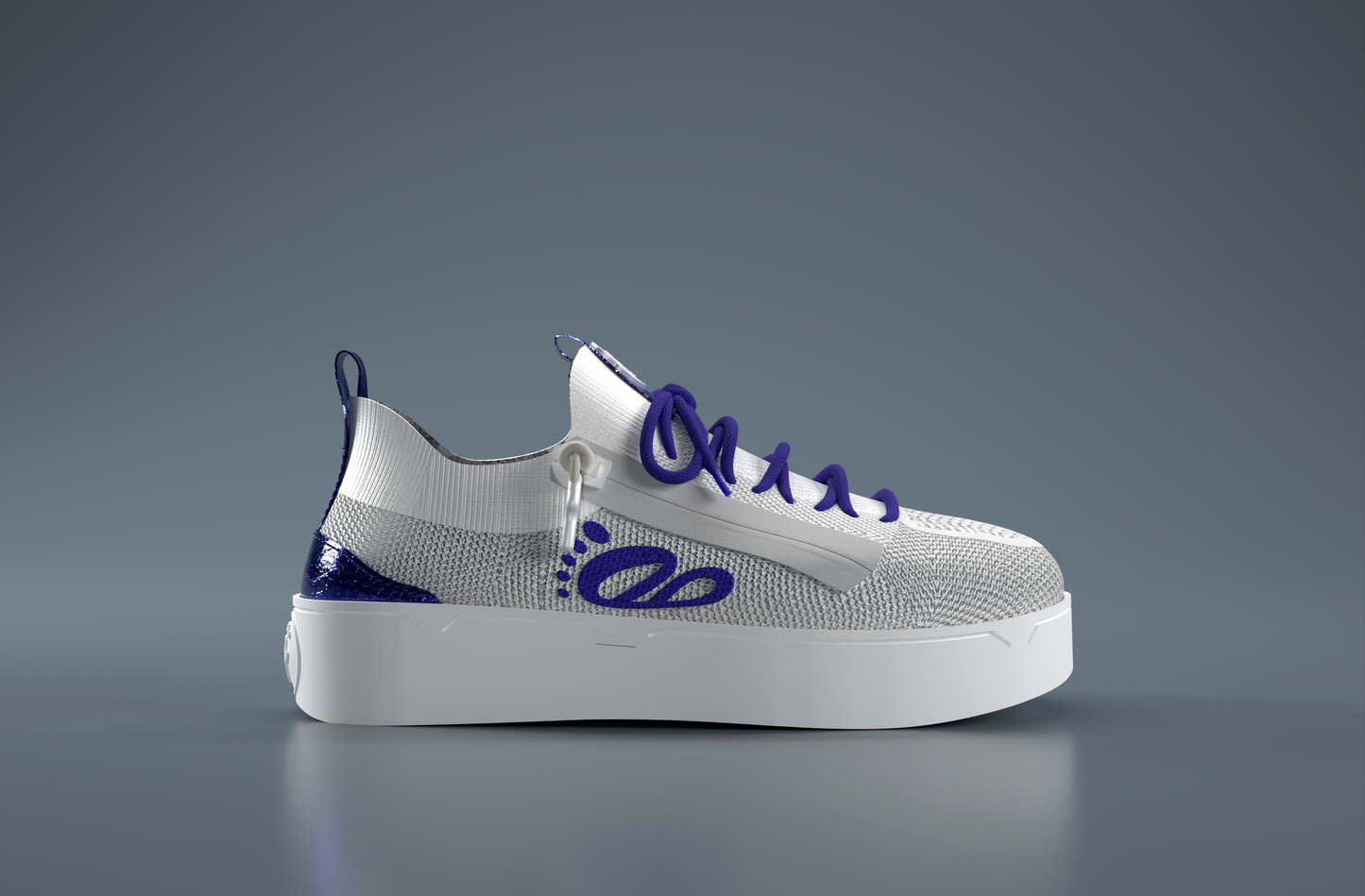 DB1 Original Trainer - White & Blue