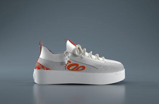 DB1 Original Trainer - White & Orange