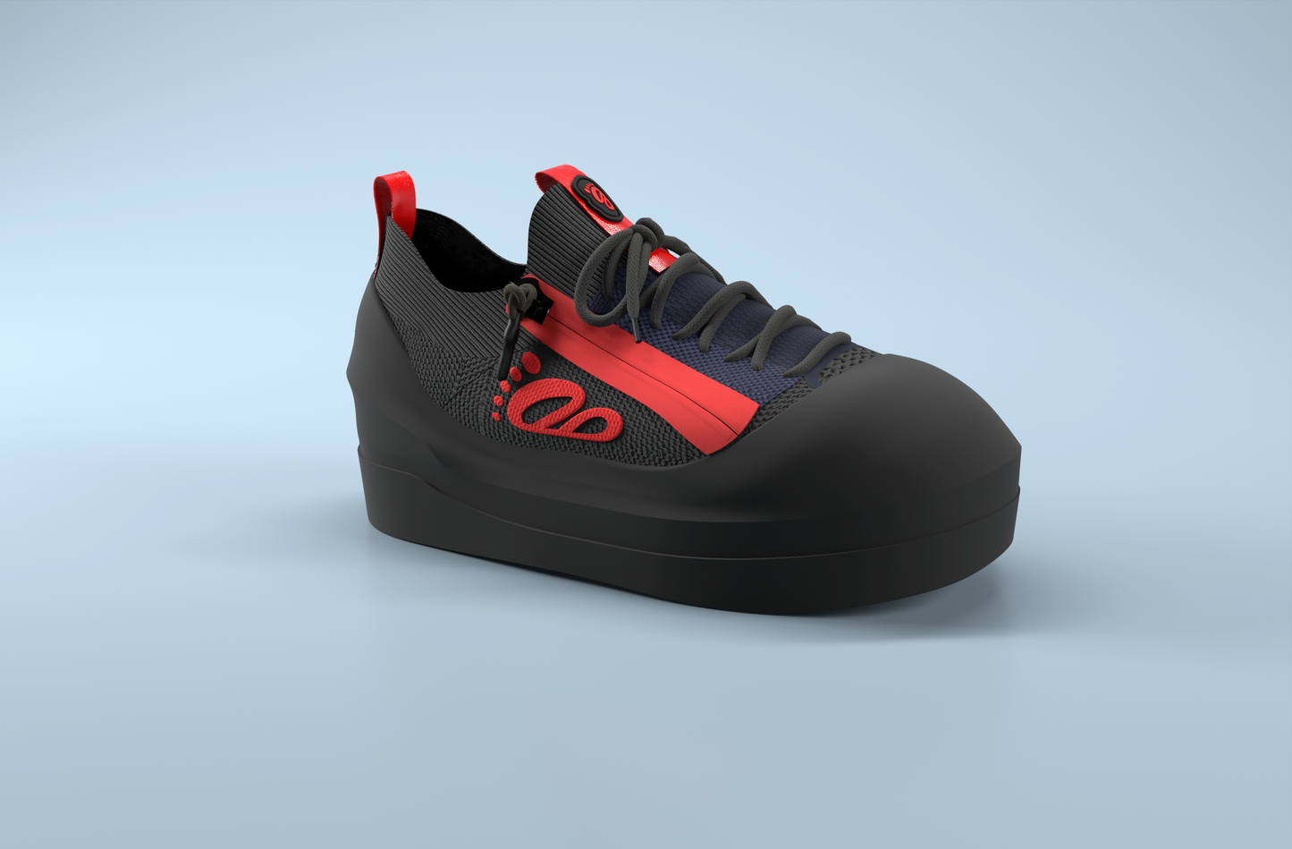 DB1 Original Trainer - Black & Red