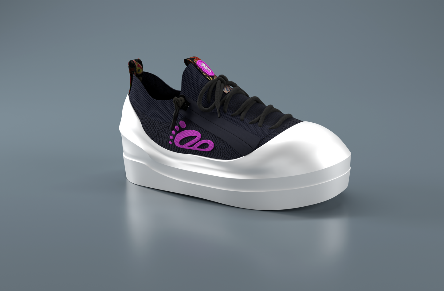 DB1 Original Trainer - Navy & Purple