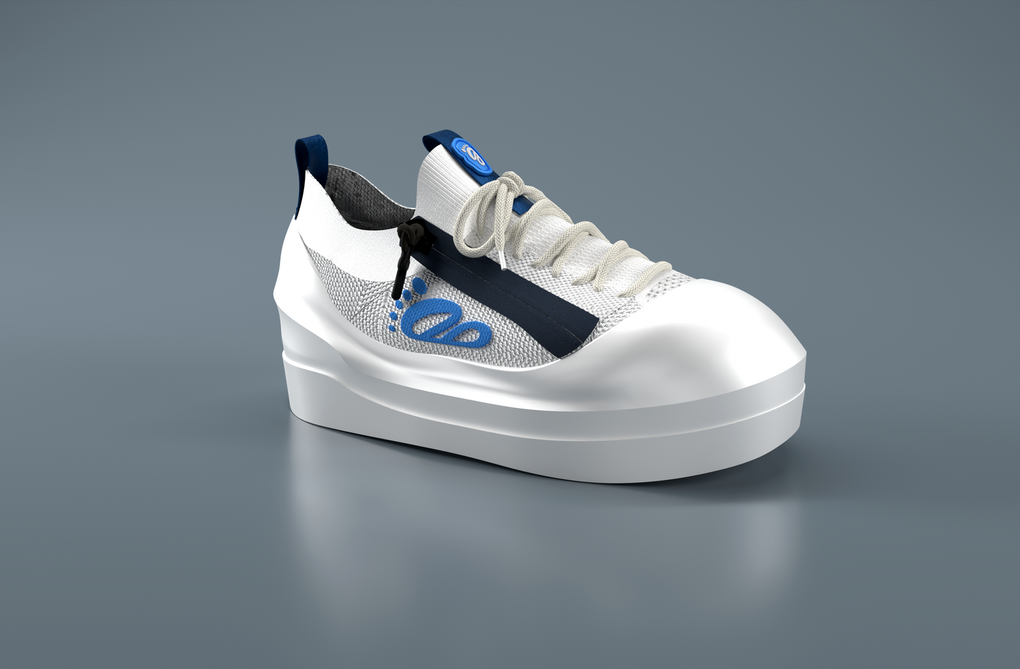 DB1 Original Trainer - White & Blue