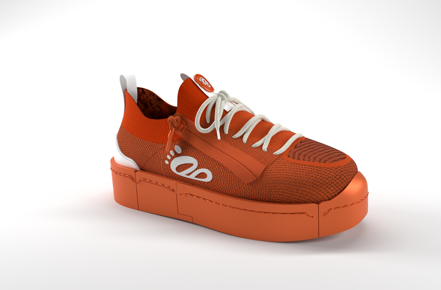 DB1 Original Trainer - Orange & White