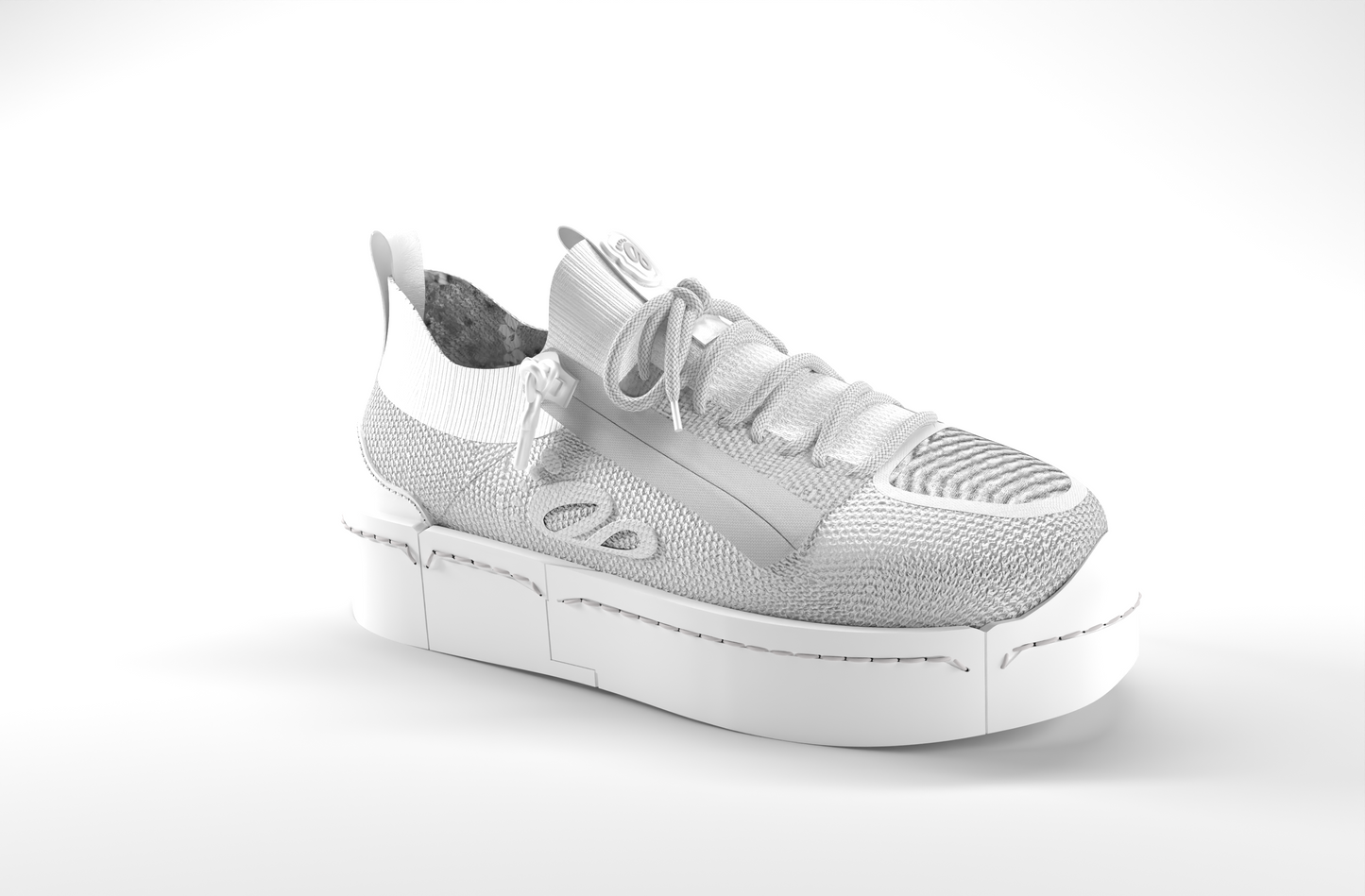 DB1 Original Trainer - Triple White