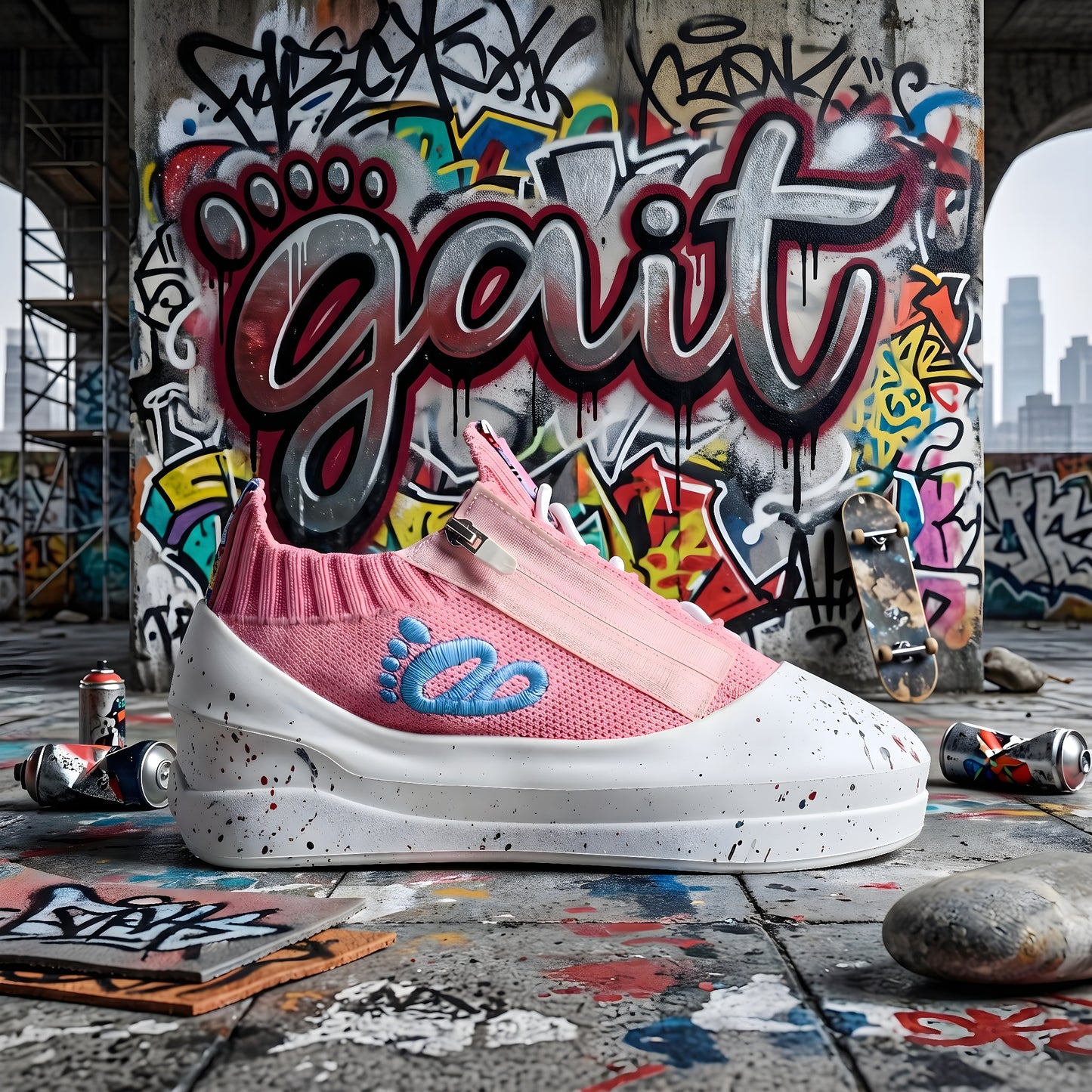 DB1 Original Trainer - Pink Marbels