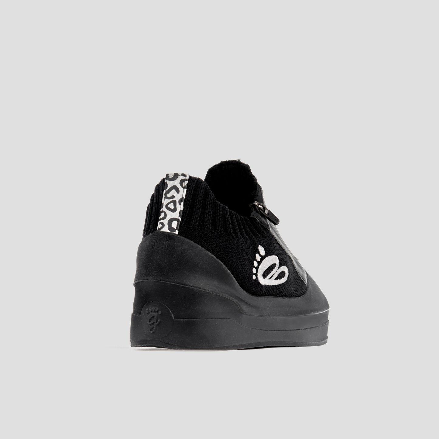 DB1 Original Trainer - Black Silver Leopard