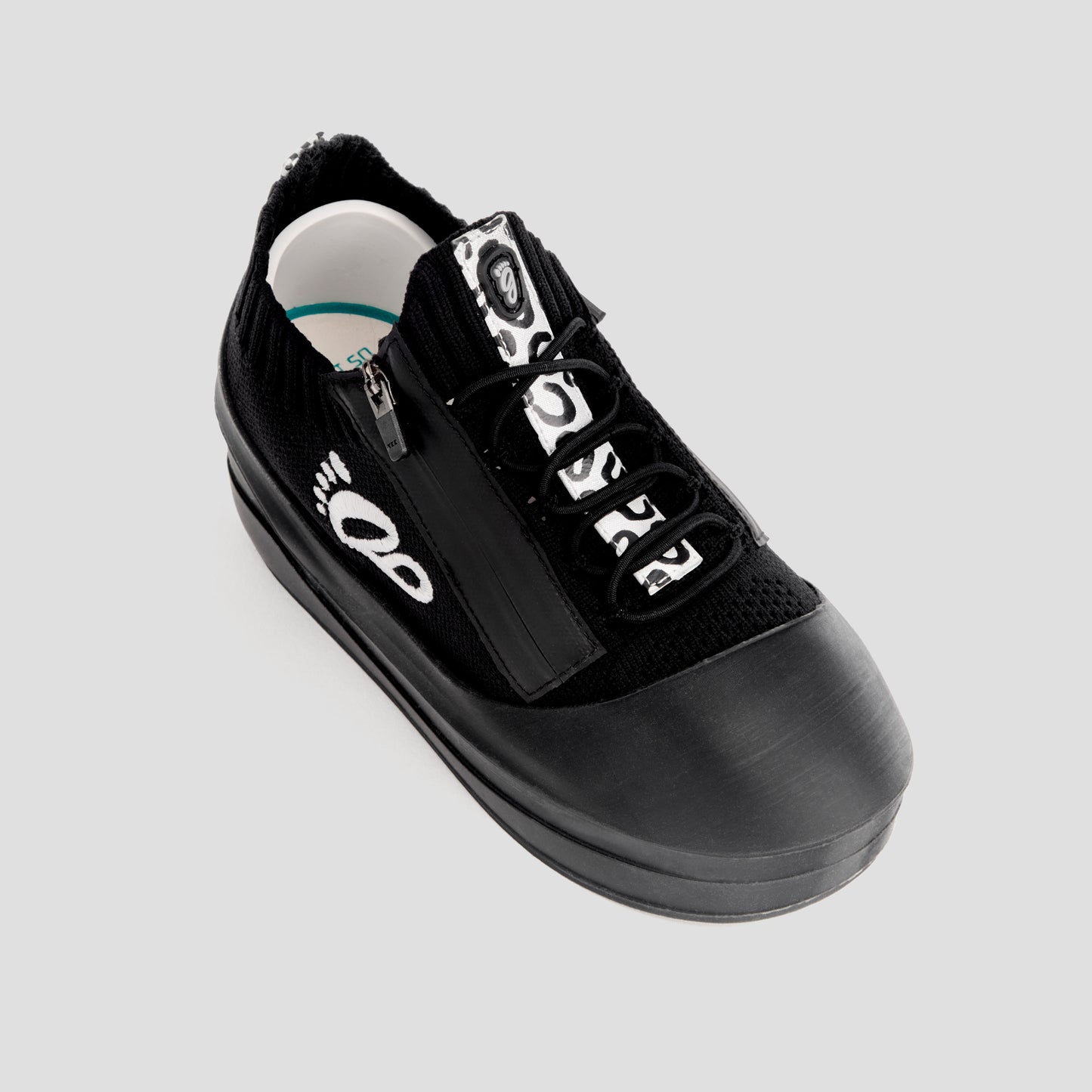 DB1 Original Trainer - Black Silver Leopard