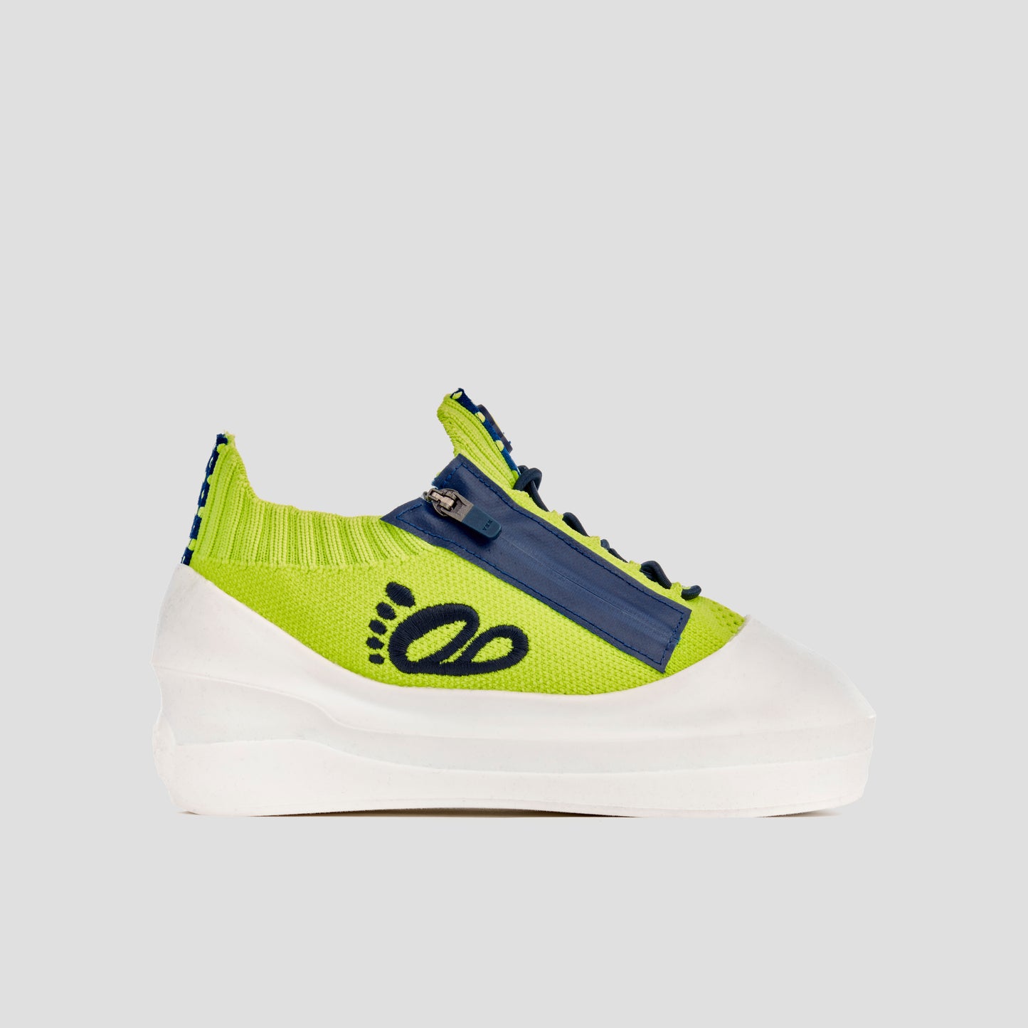 DB1 Original Trainer - Lime & Navy Polka Dot