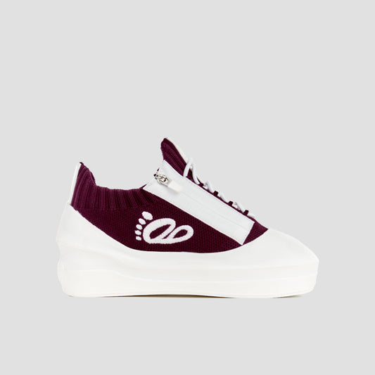DB1 Original Trainer - Burgundy & White