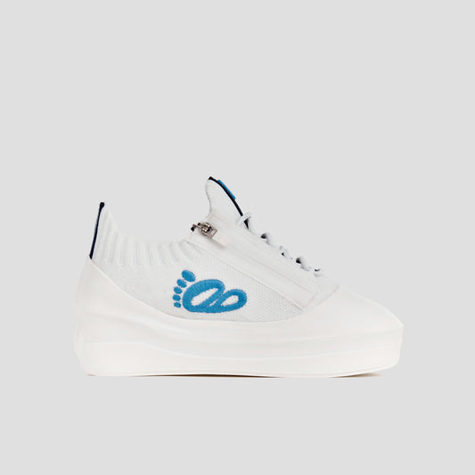 DB1 Original Trainer - White & Bright Blue