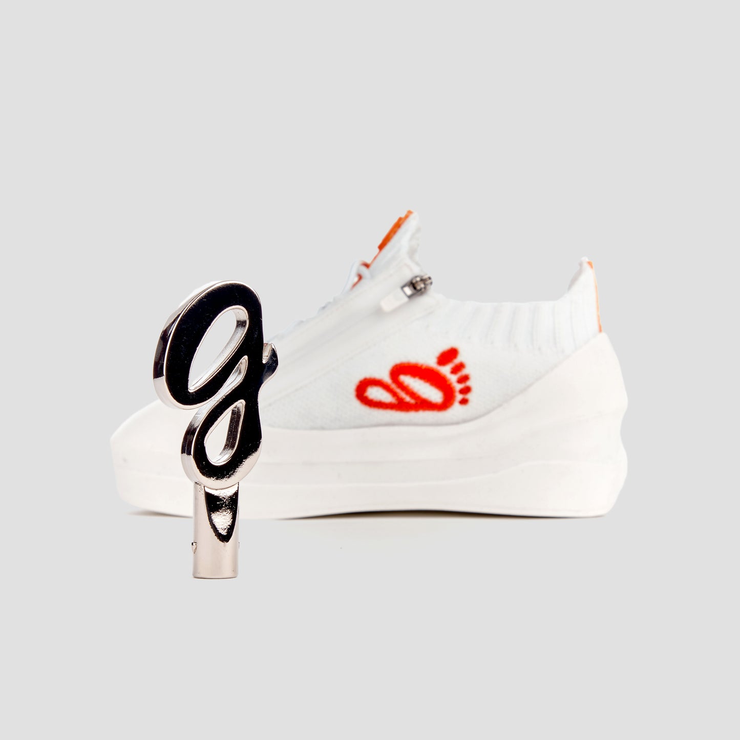 DB1 Original Trainer - White & Orange